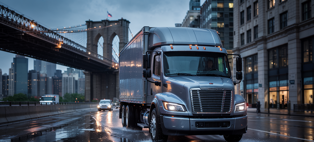 Semi Truck in NYC