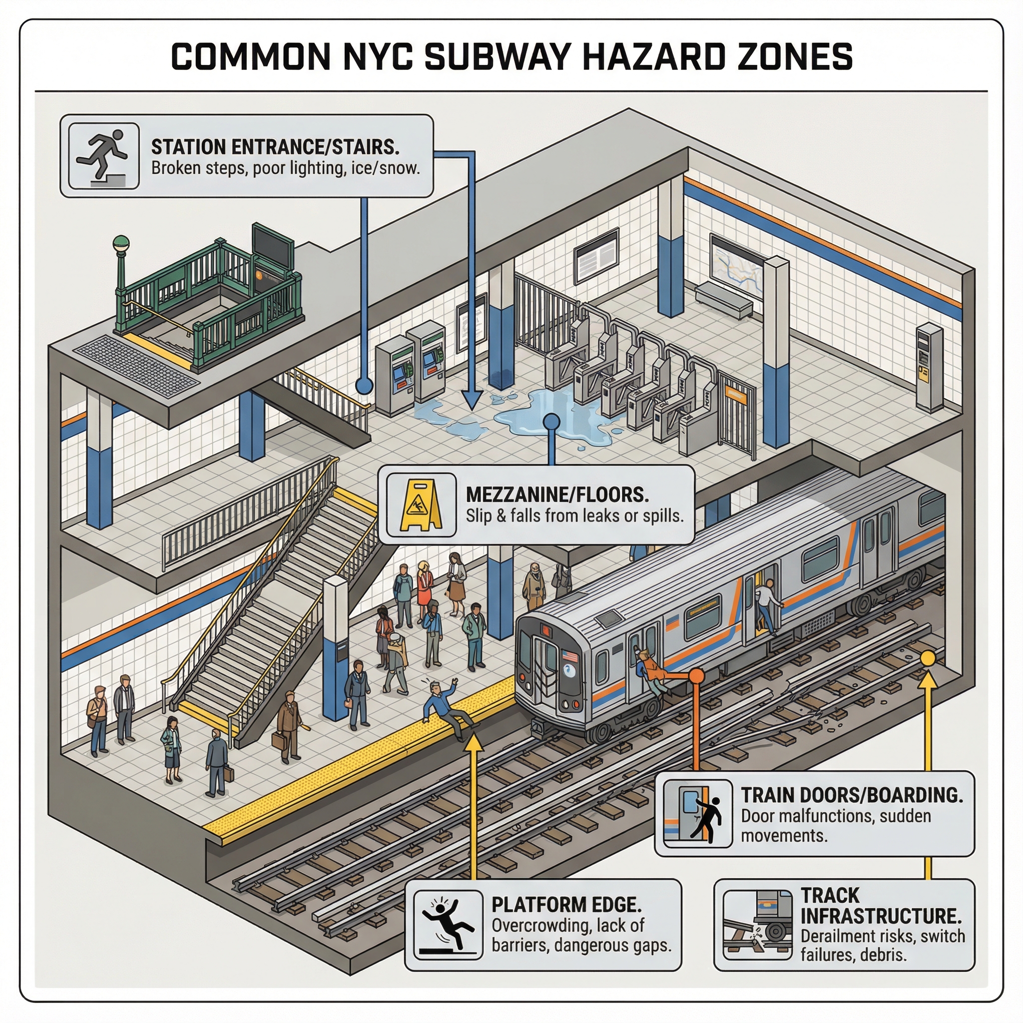 Common Causes of NYC Subway Accidents